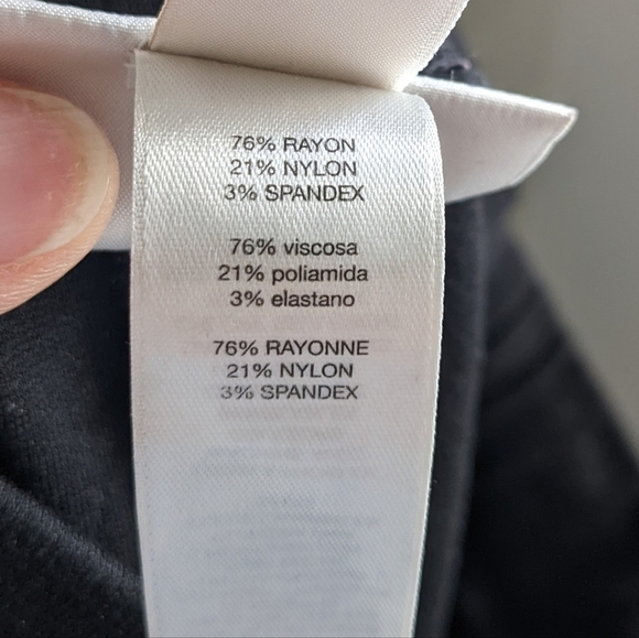 CHICO'S Black Ponte Pants with Stirrups 8 - Picture 9 of 15